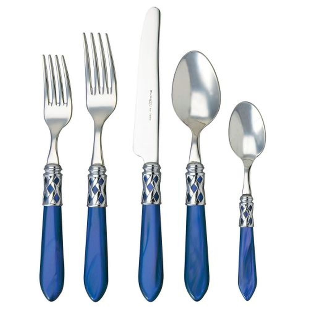 Vietri Aladdin Brilliant Blue 5-Piece Place Setting