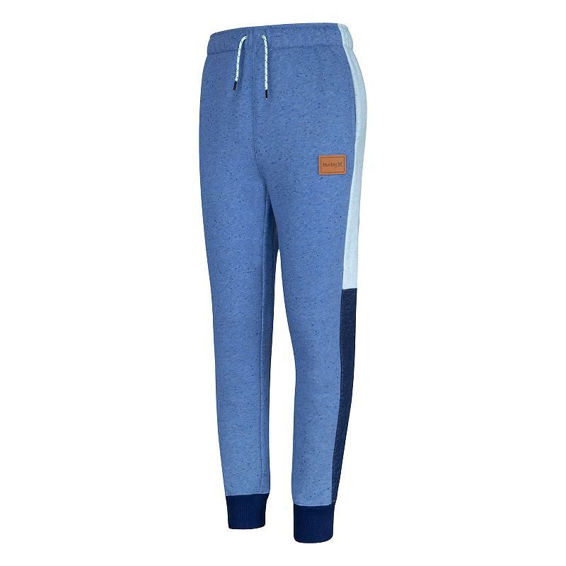 Boys 8-20 Hurley Colorblock Fleece Joggers, Boy&#39;s, Size: Medium, Light Blue