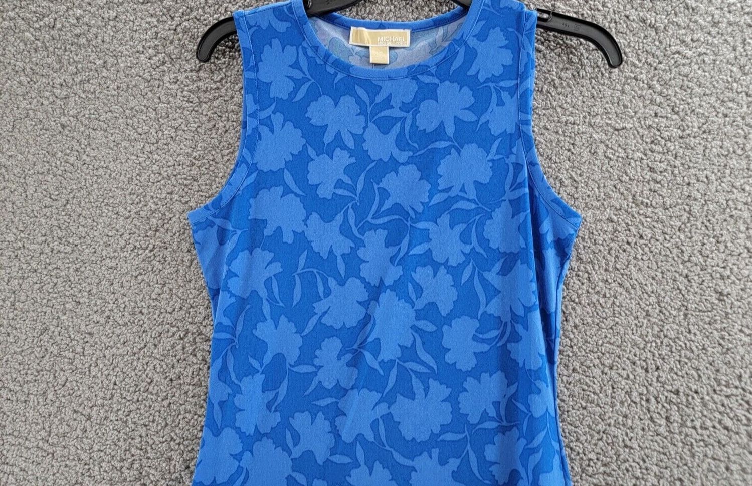 Michael Michael Kors Petite Tonal-Shadow Fleur Dress Women&#39;s P/S Grecian Blue