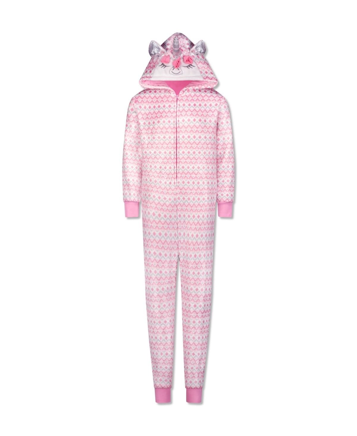 Max &amp; Olivia Big Girls Novelty Onesie - Pink