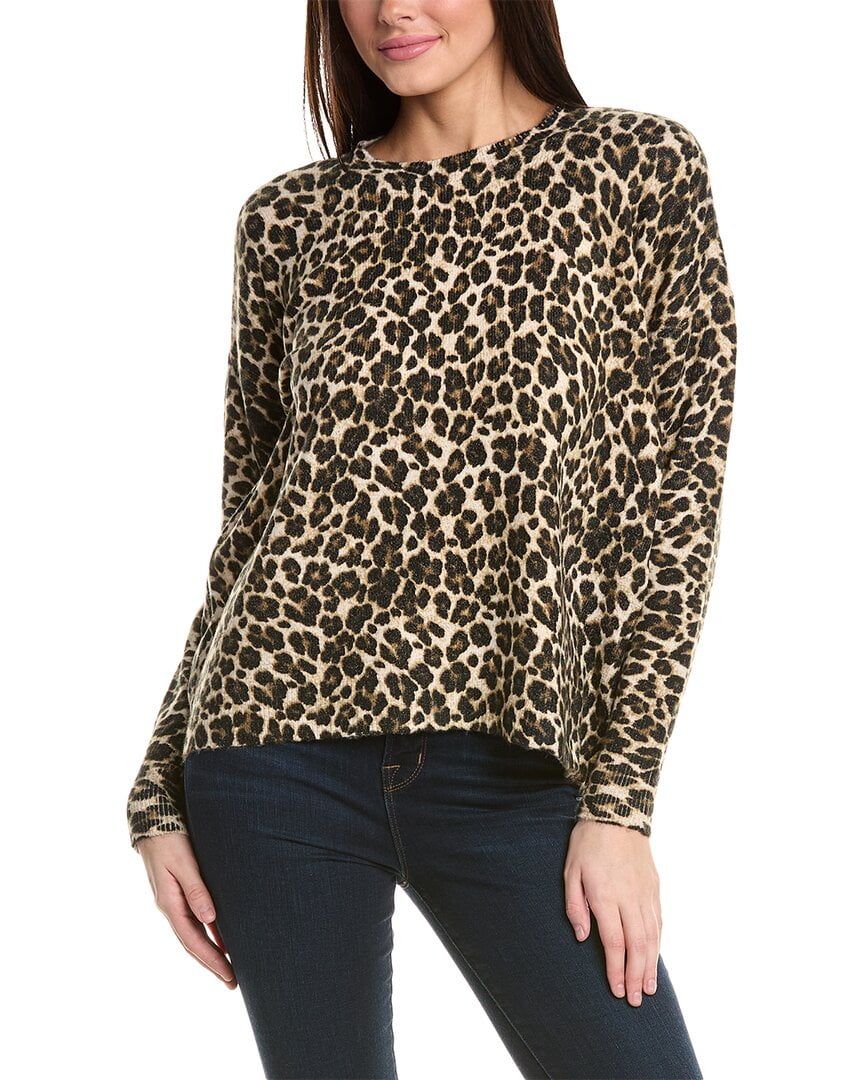 Vince Camuto Womens Elegant Sweater L Brown