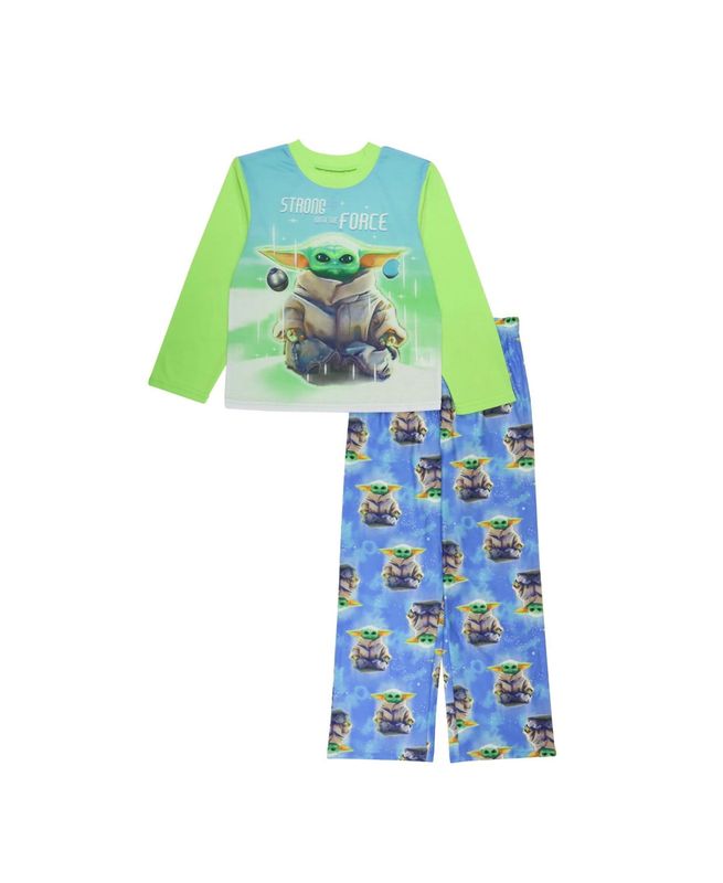 The Mandalorian Little Boys Pull Over Head T-shirt and Elastic Waist Pants, 2