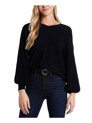 1.State Womens V Neck Balloon Sleeve Top