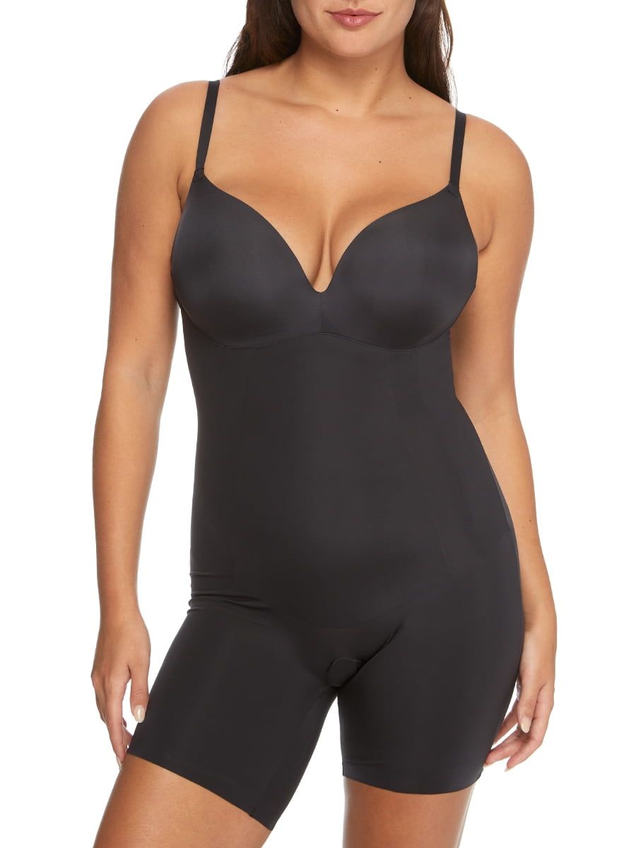 Women&#39;s Maidenform DMS089 All-in-One Body Shaper with Built in Bra (Black 2X)