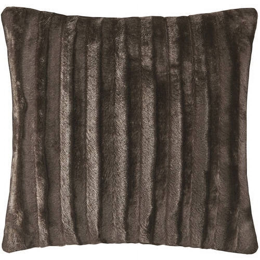 Home Essence York Faux Fur Square Pillow