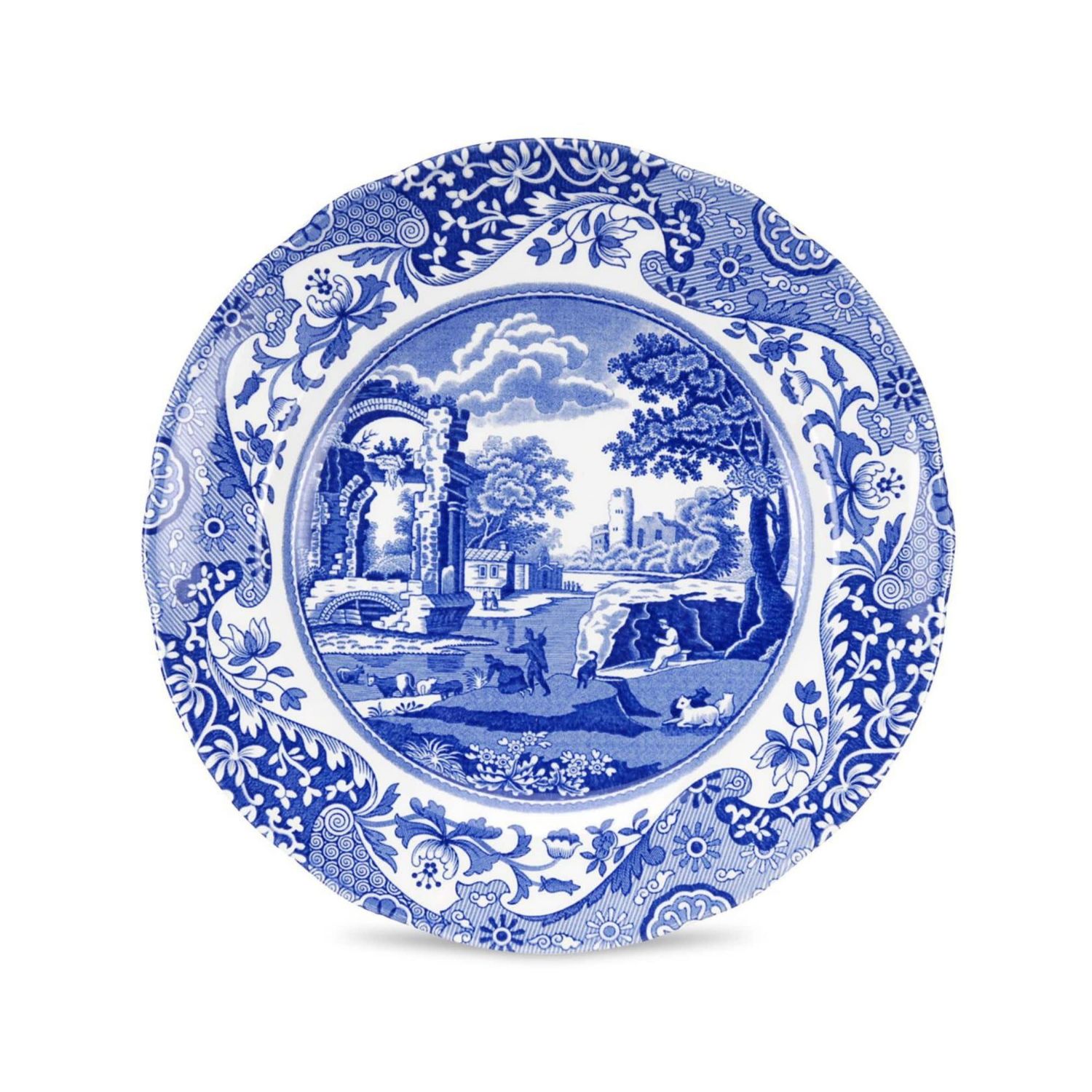 Spode Blue Italian Salad Plate Eache