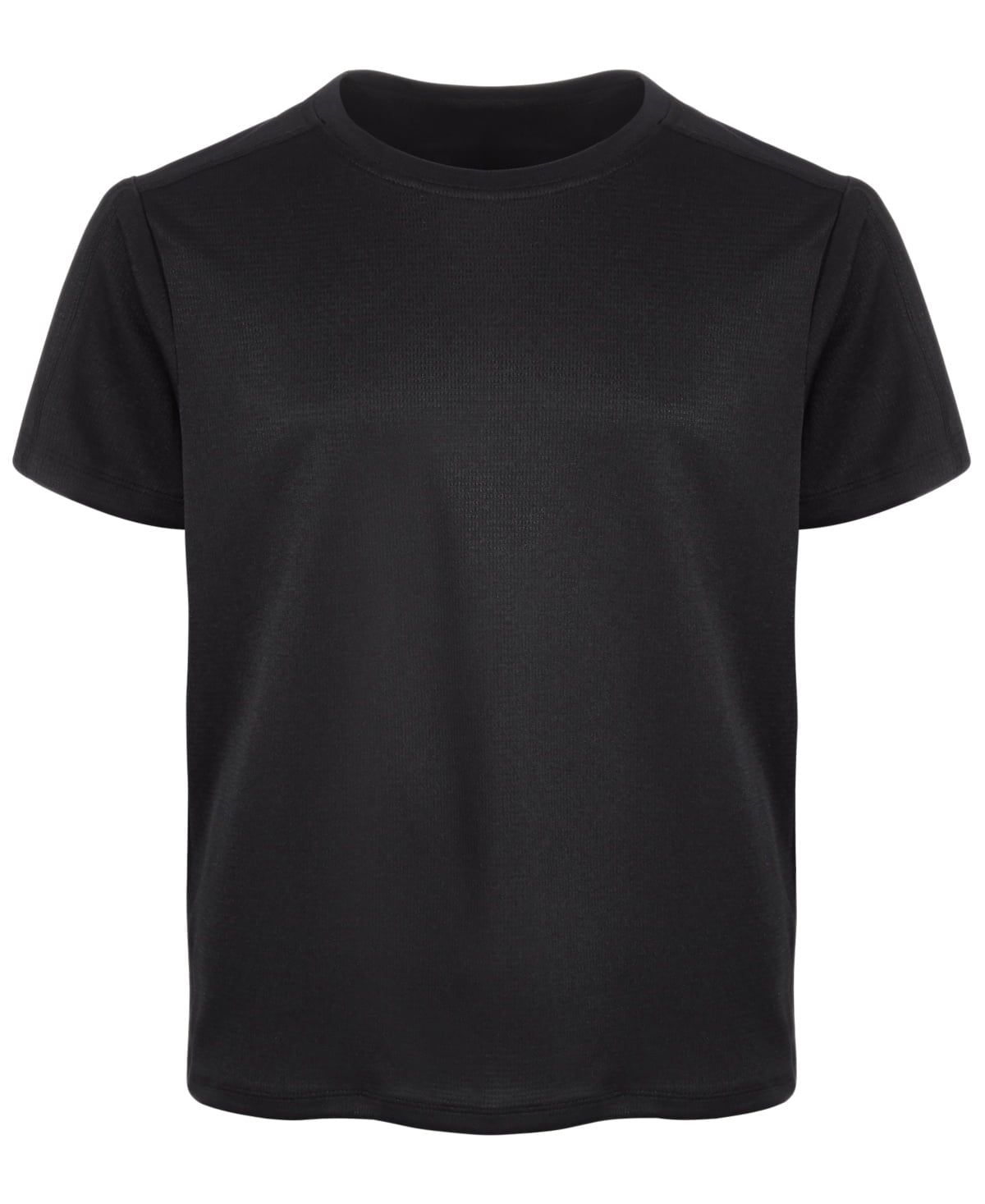 ID Ideology Toddler &amp; Little Boys Core Training Short Sleeve Shirt with Crew Neck, - DEEP BLACK