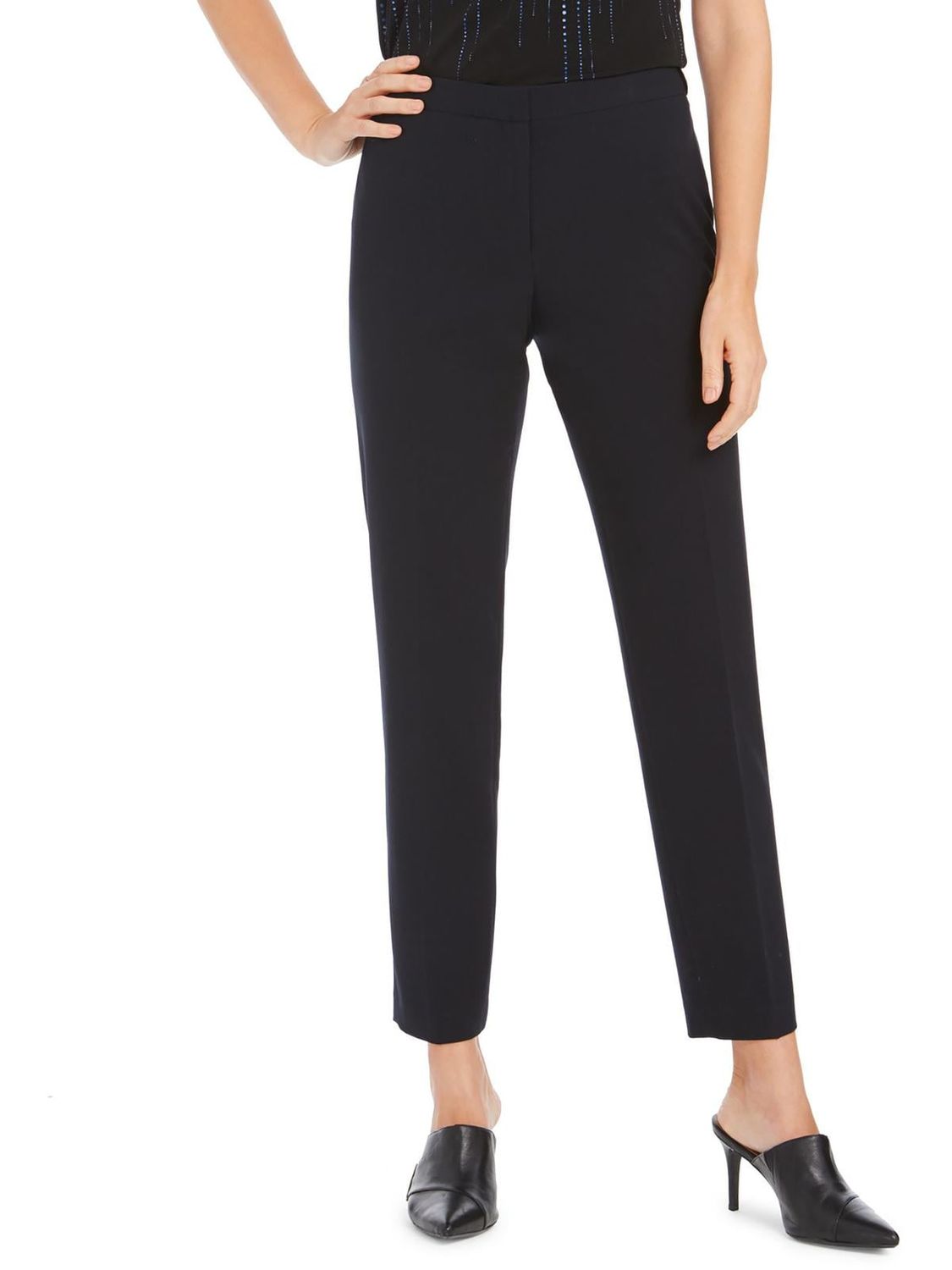 Calvin Klein Womens Slim Workwear Straight Leg Pants