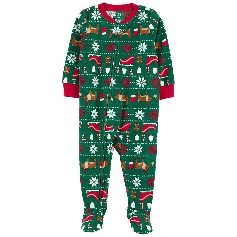 Baby Carter&#39;s Fair Isle One-Piece Footed Pajamas, Infant Boy&#39;s, Size: 18 Months,