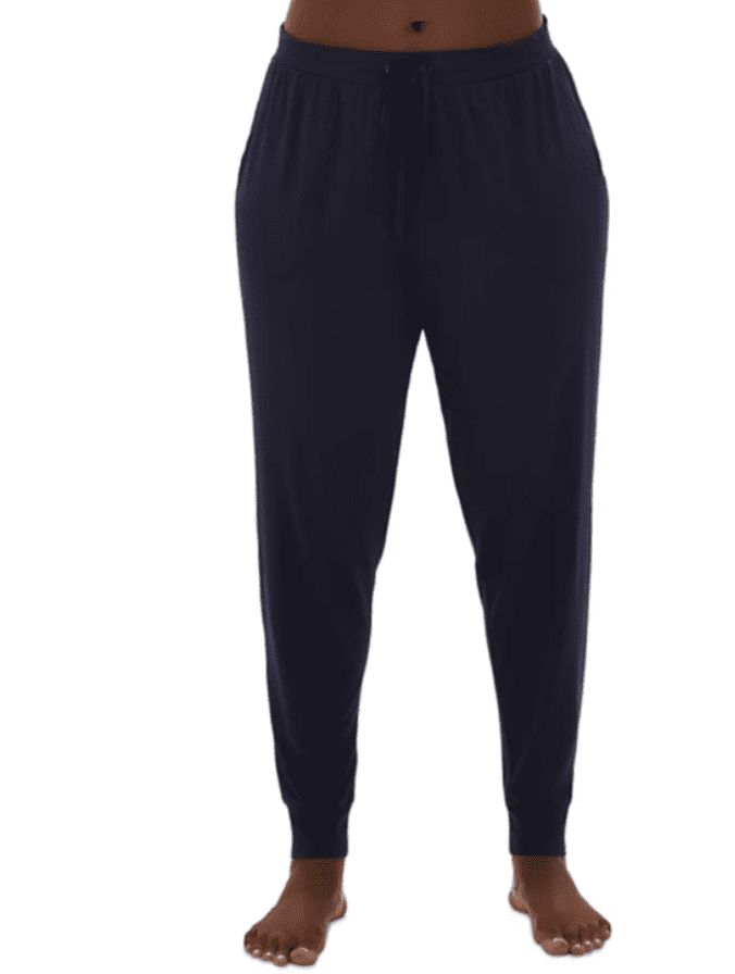 Gap GapBody Women&#39;s Drawstring-Waist Jogger Pajama Pants - Navy Uniform