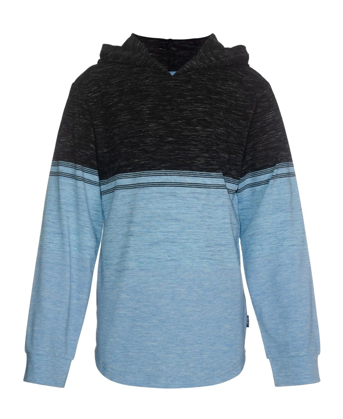 Univibe Big Boys Daytona Color Block Hooded Sweatshirt - Black
