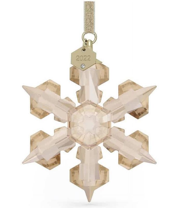 Swarovski Gold Tone Festive Annual Edition 2022 Ornament