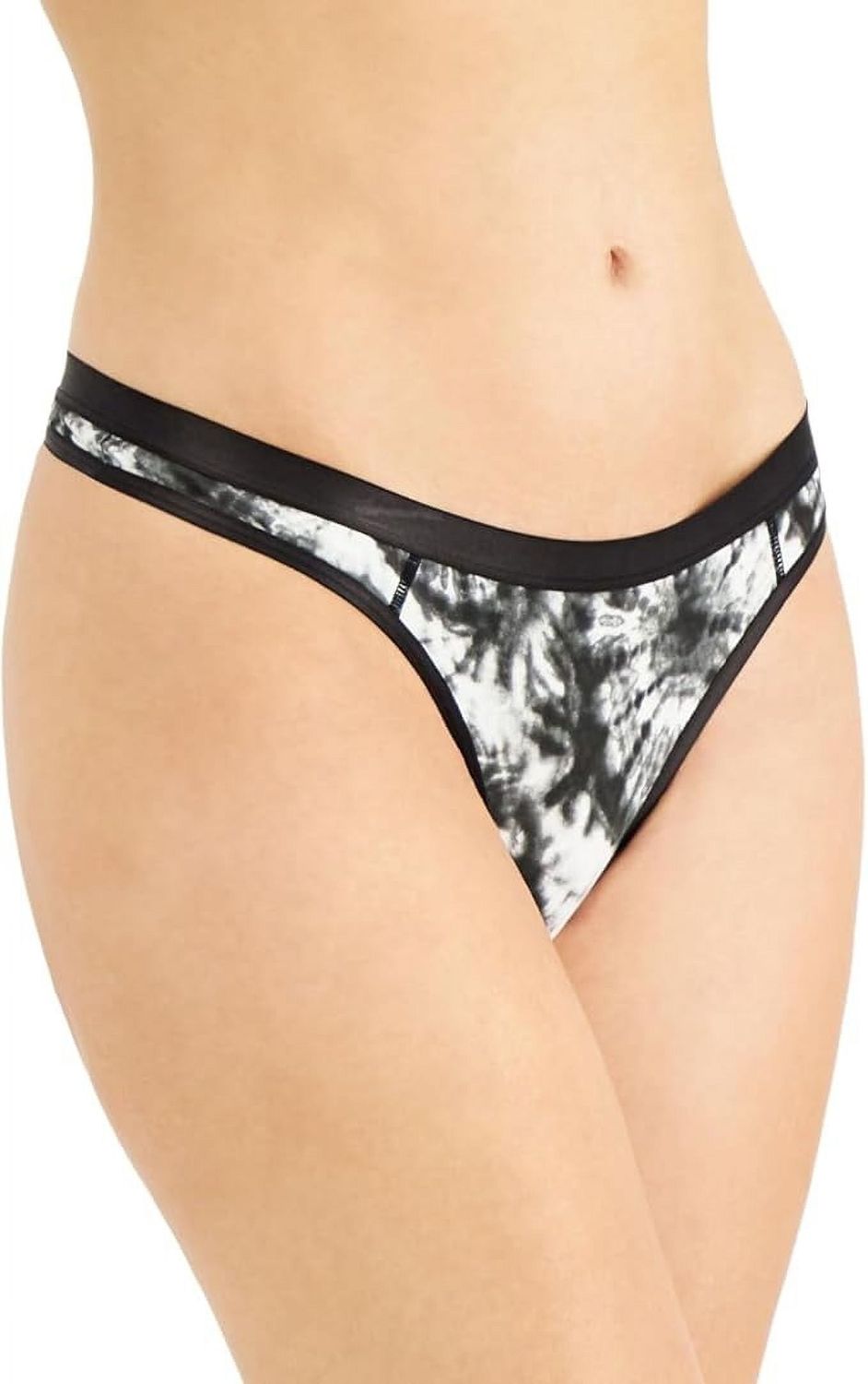 Jenni Women&#39;s Thong, - Tiedye Black