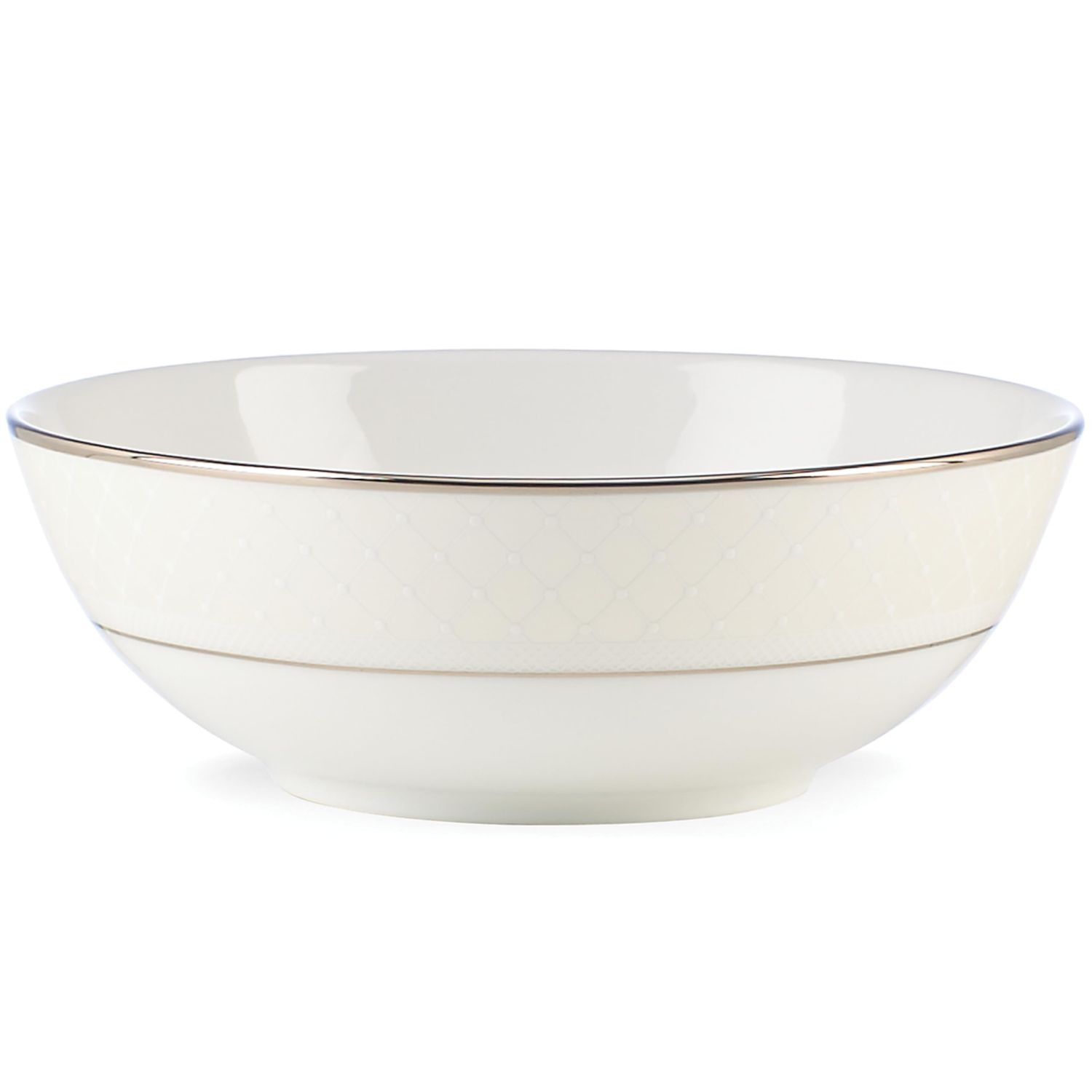 845120 Venetian Lace Place Setting Bowl - White