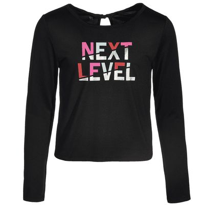 ID Ideology Big Girls Printed Twist Back Long-Sleeve T-Shirt