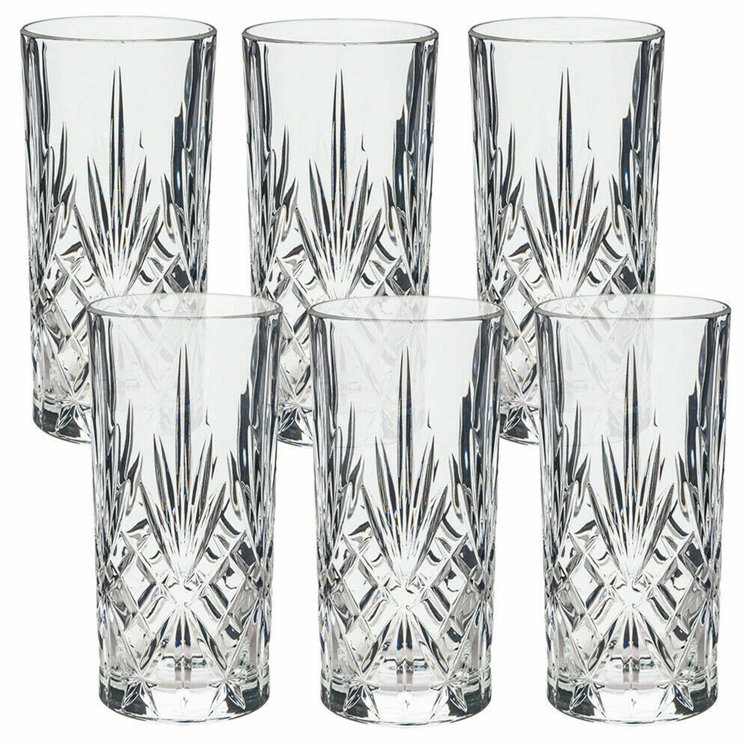 Lorren Home Trends Melodia Crystal Highball Glass Clear