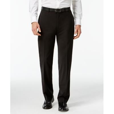 Calvin Klein Mens Slim fit Casual Pants 38 / 30 Black Solid