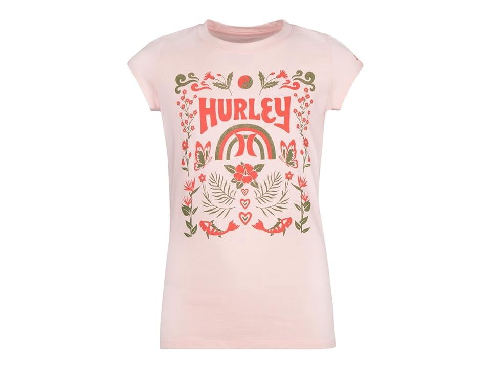 Big Girls Natural Hurley Graphic Short Sleeve T-Shirt
