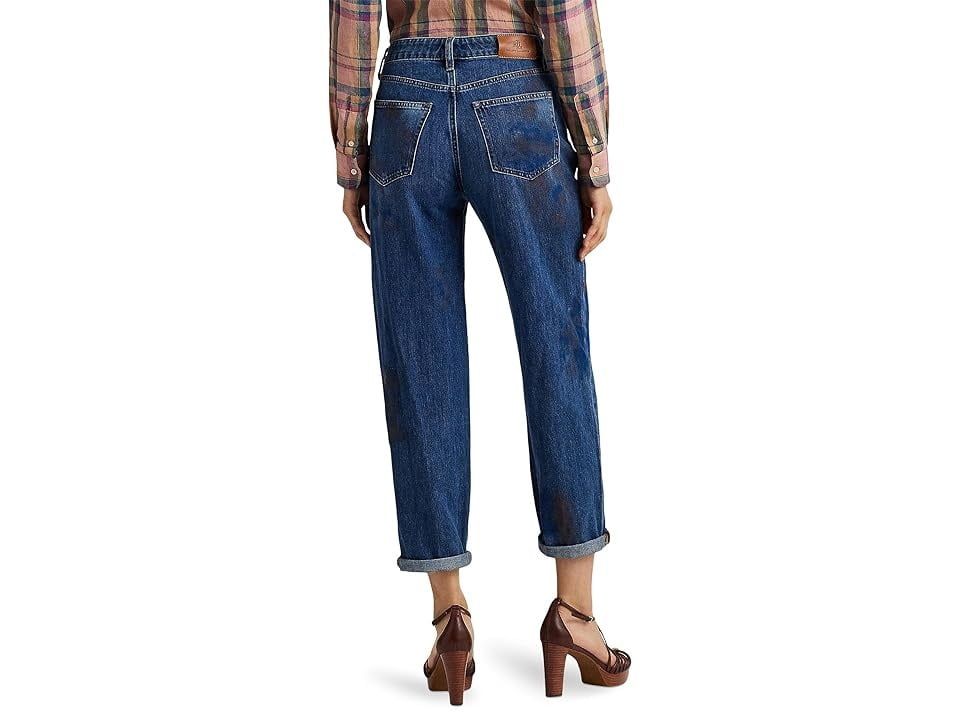 Lauren Ralph Lauren High-Rise Relaxed Cropped Jeans in Atlas Wash (Atlas Wash)