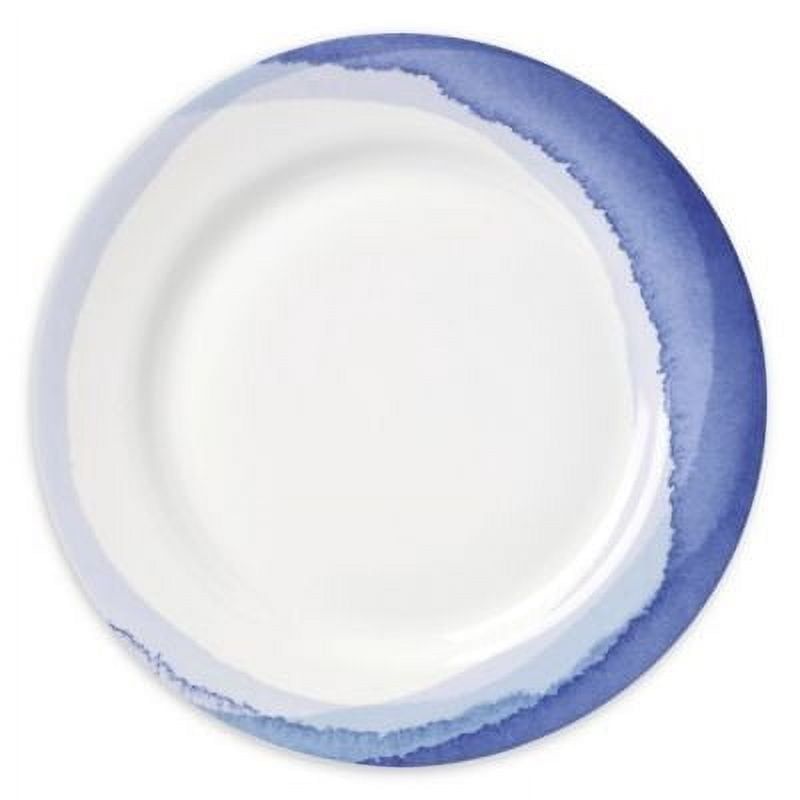 Lenox Indigo Watercolor Stripe Dinner Plate