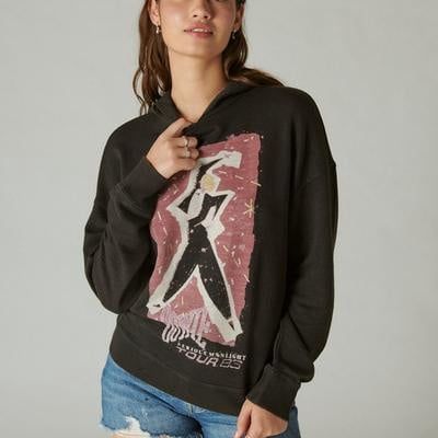 Lucky Brand Bowie Tour 83 Pullover - Women&#39;s Clothing Outerwear Tops Sweatshirts