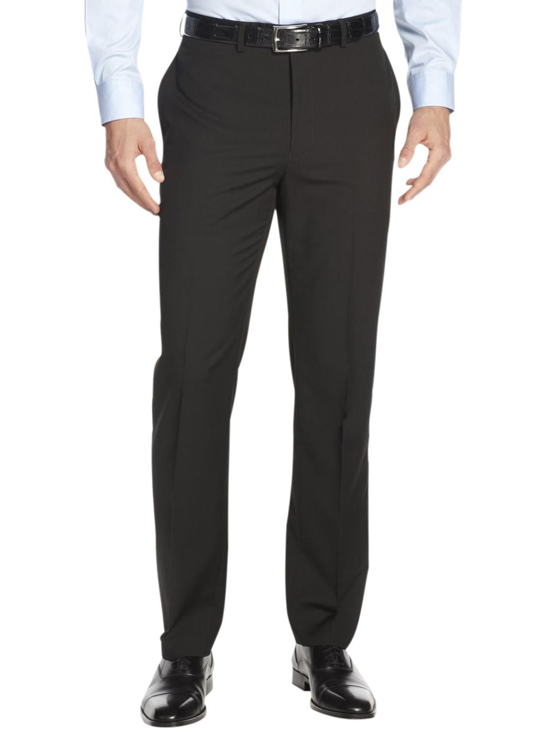 Calvin Klein Mens Slim Fit Dress Pant (Black) Men&#39;s Clothing
