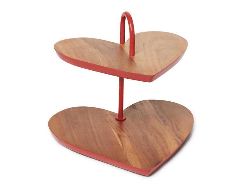 The Cellar Valentine&#39;s Day 2-Tiered Heart Server