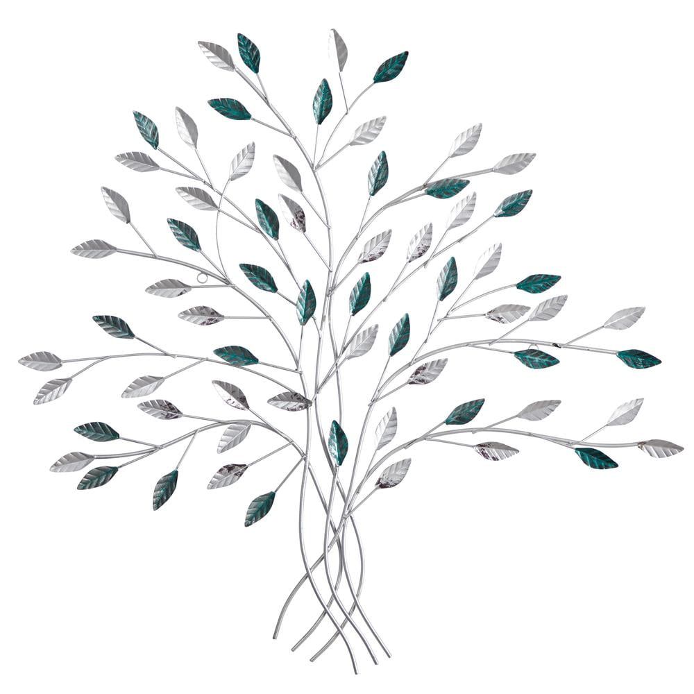 Nearly Natural 30in. x 30in. Hand-Painted Metal Tree of Life Wall Art Decor