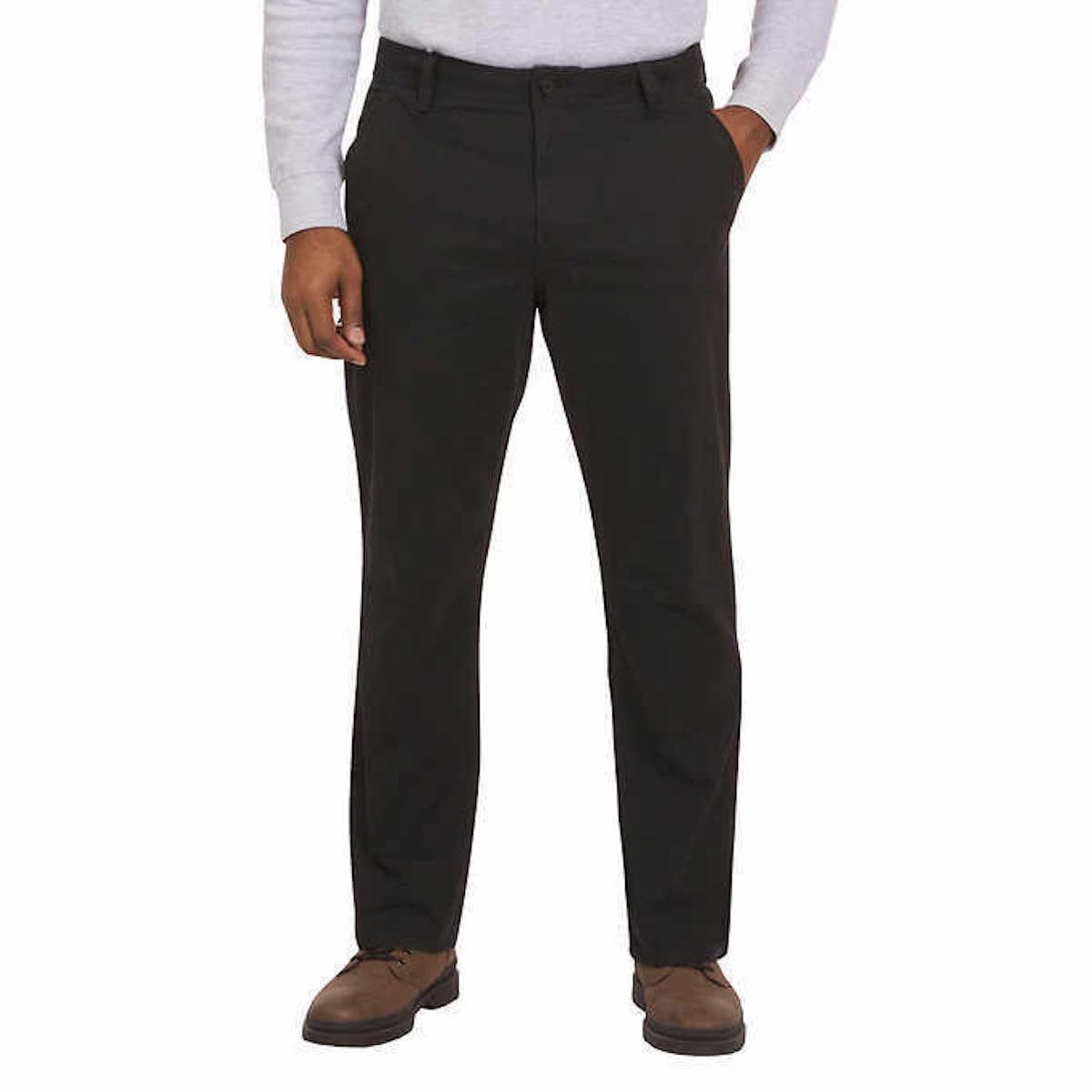 Weatherproof Vintage Men&#39;s Relaxed Fit Trevorland Flex Utility Stretch Canvas Pant (US, Waist Inseam, 30, 32, Regular, Regular, Black)
