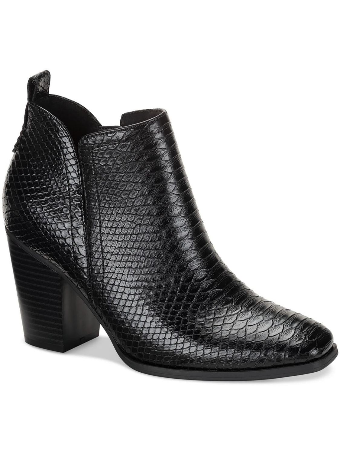 Sun + Stone Womens Polly Faux Leather Padded Insole Ankle Boots*