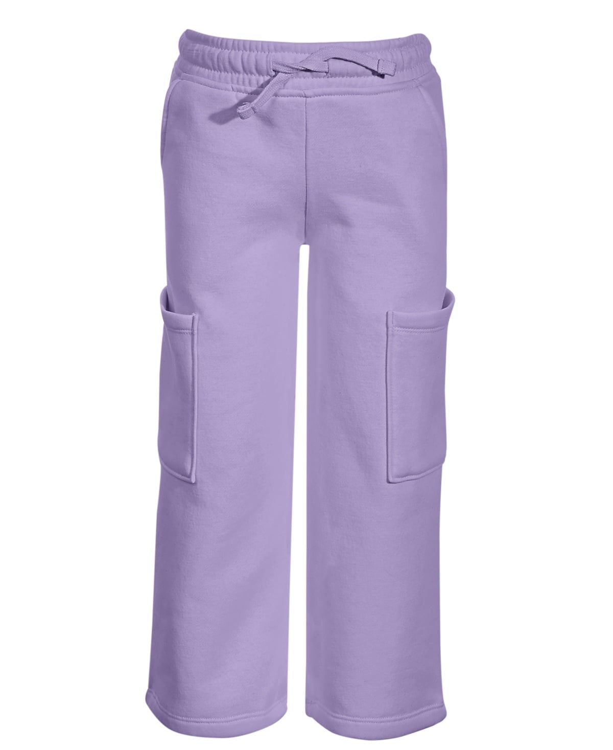 Epic Threads Toddler &amp; Little Girls Fleece Cropped Wide-Leg Pants, - Purple