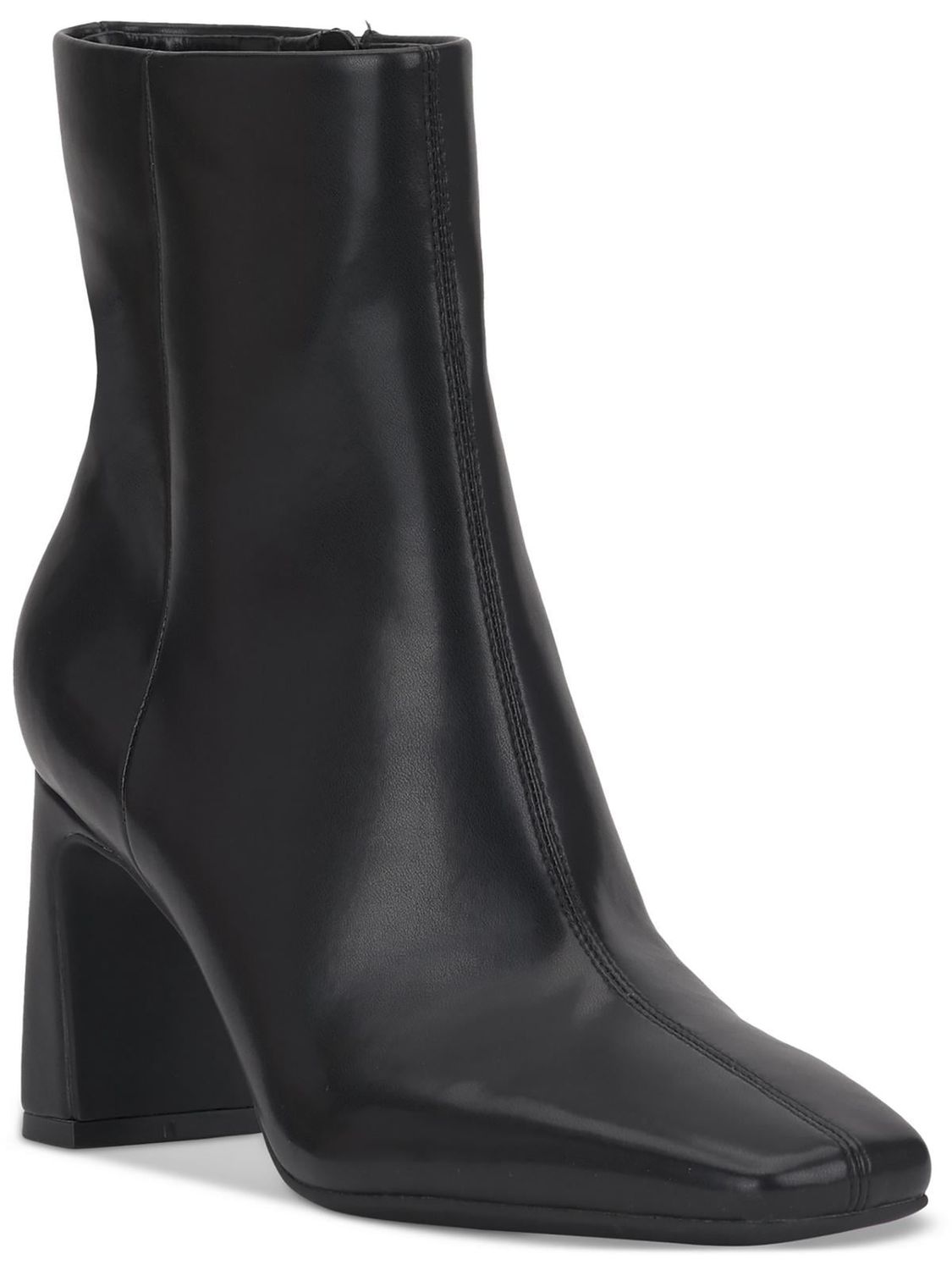 INC Womens Odelya Faux Leather Square Toe Mid-Calf Boots
