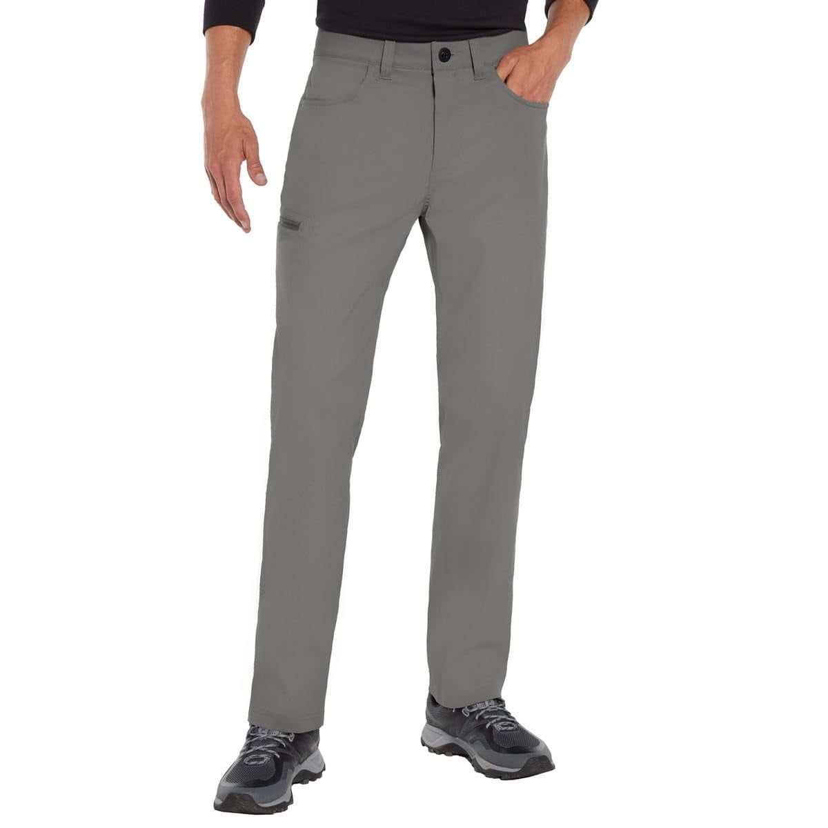 Orvis Water-Resistant Utility Work Pant for Men&#39;s - Hiking Pants - Casual Pants - Trekking Pants, Gray, 38x32