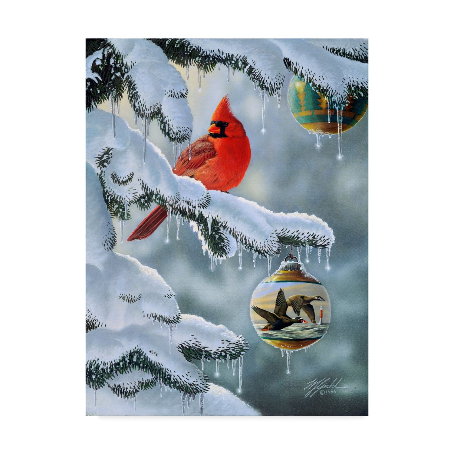 Wilhelm Goebel &#39;Christmas Companion&#39; Canvas Art