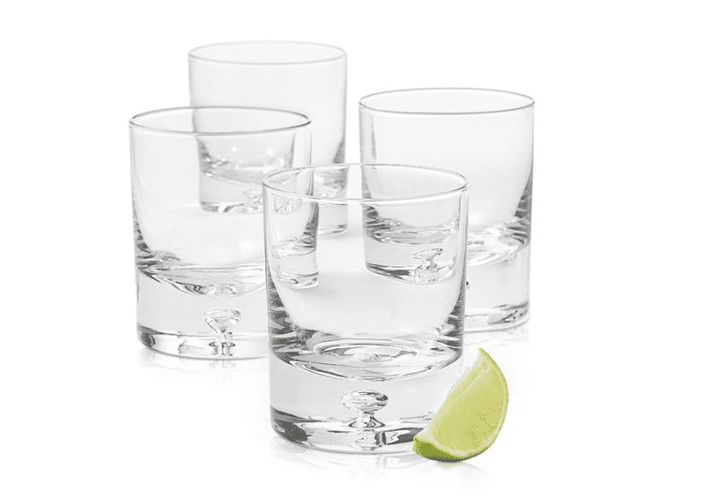 Hotel Collection Bubble Double Old-Fashioned Glasses, Set of 4,  - Clear