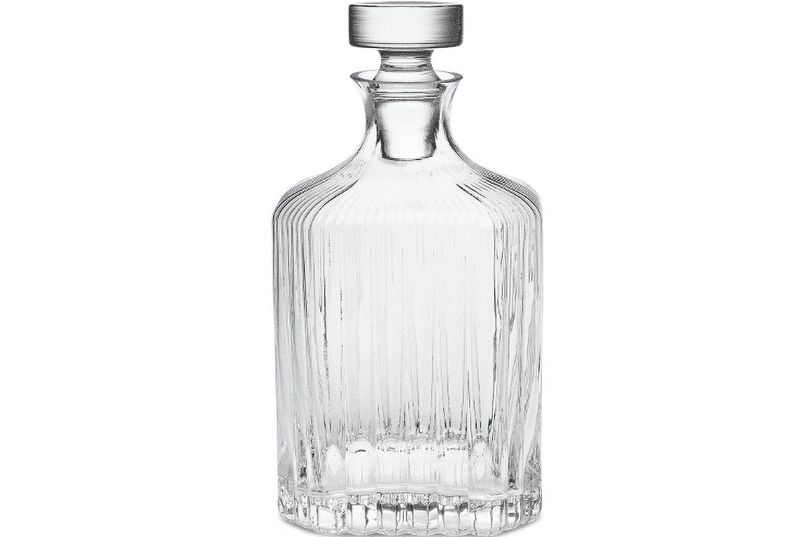 Hotel Collection Fluted Whiskey Decanter, Created for Macy&#39;s - Clear
