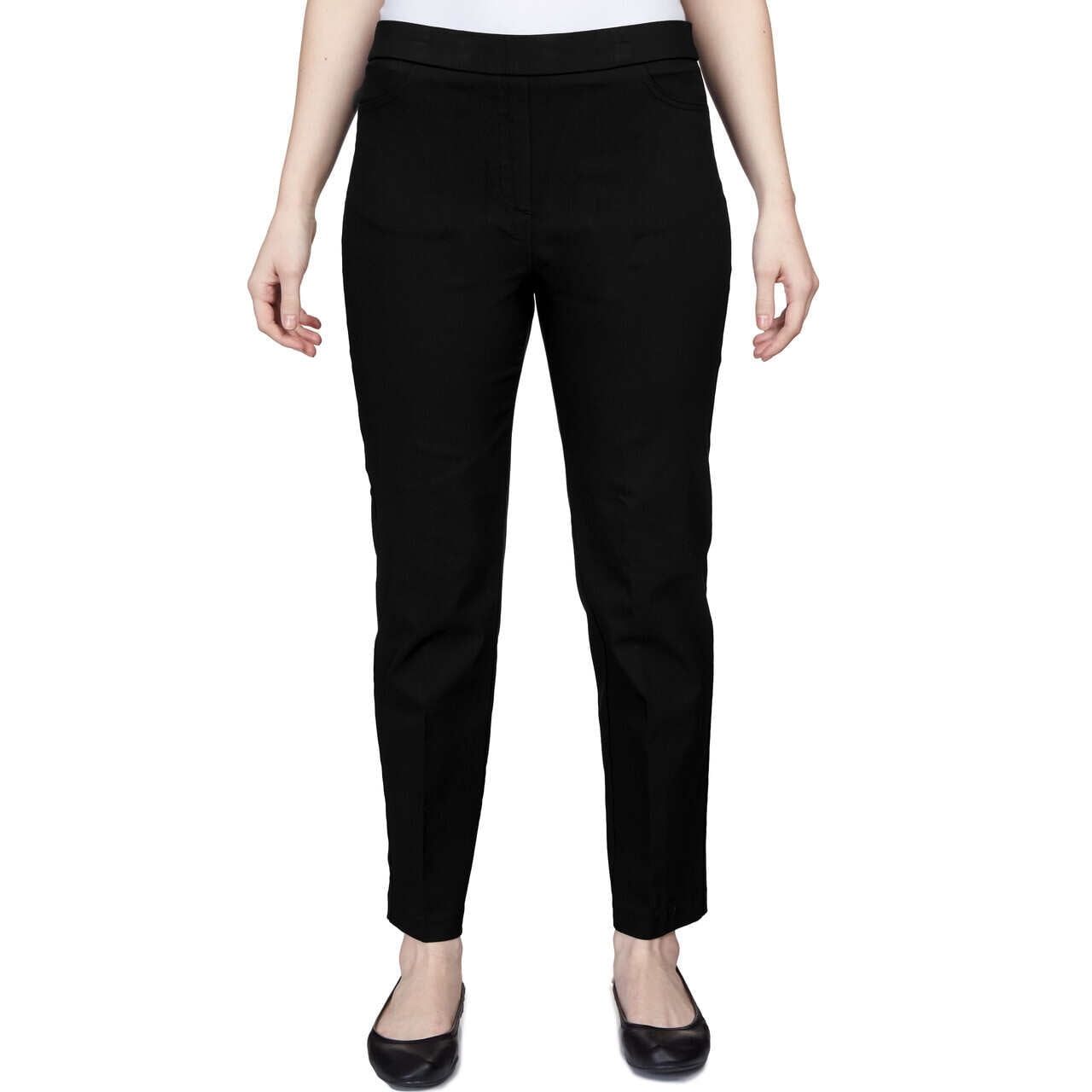 Alfred Dunner Women&#39;s Petite Slimming Allure Stretch Pants