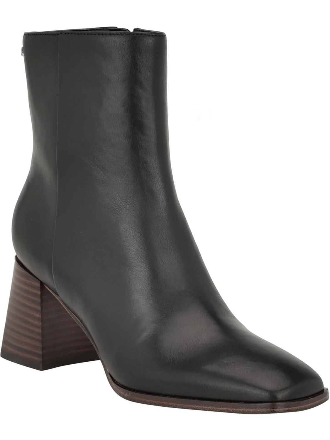 Calvin Klein Womens Broma Leather Booties