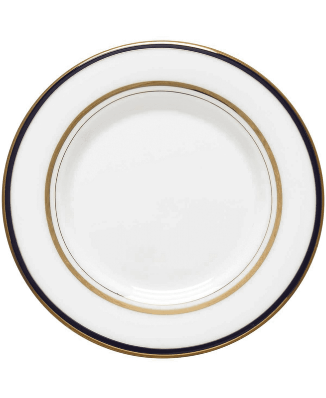 Kate Spade New York Library Lane Navy 5.75  Tea Saucer