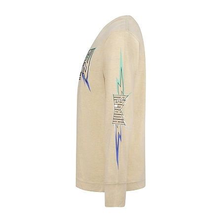 Boys 8-20 Hurley Wave Long Sleeve Graphic Tee, Boy&#39;s, Size: Medium, Lt Beige