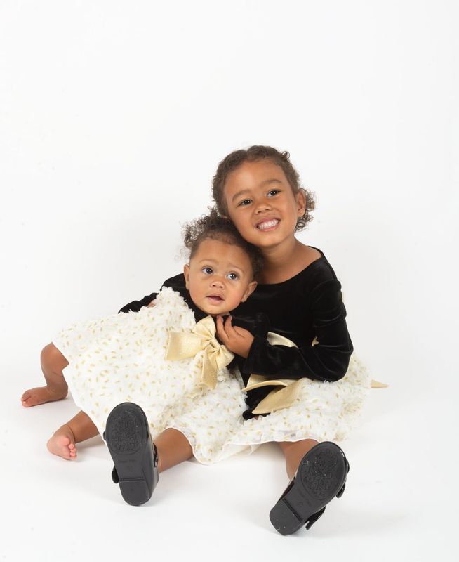Rare Editions Rare Editions Baby Girls Long Gold 3-6 months