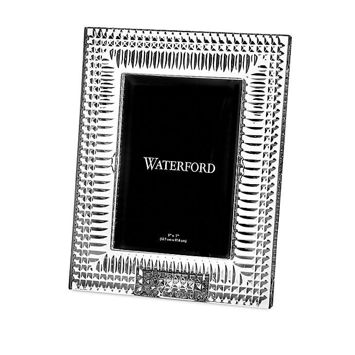 Waterford Crystal Lismore Diamond Frame-Holds 5&quot; X 7&quot; Photo