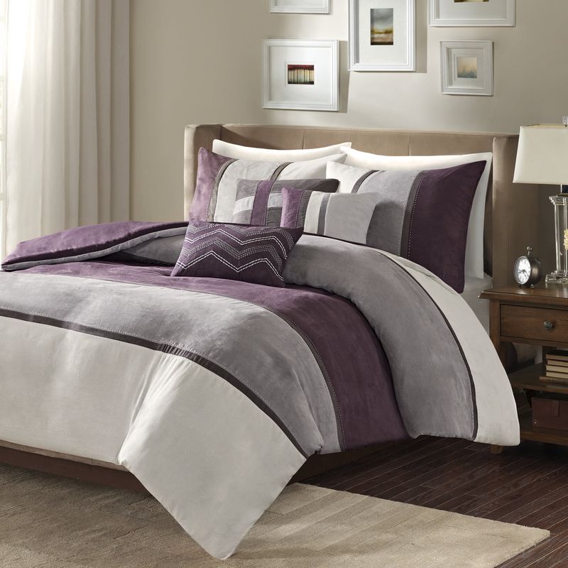 Home Essence Overland 6 Piece Faux Suede Duvet Set