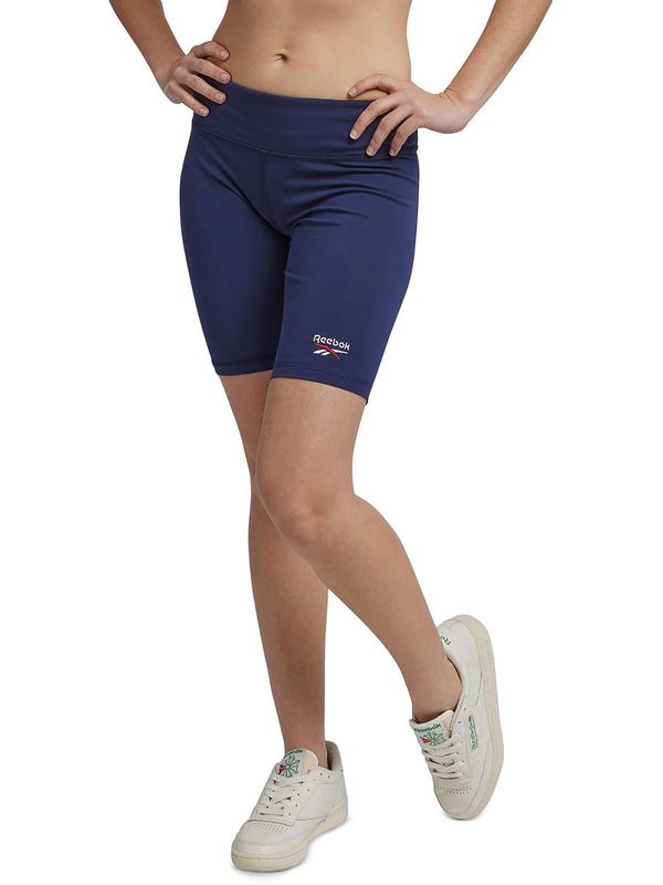 Reebok Womens Plus Logo Knit Bike Short