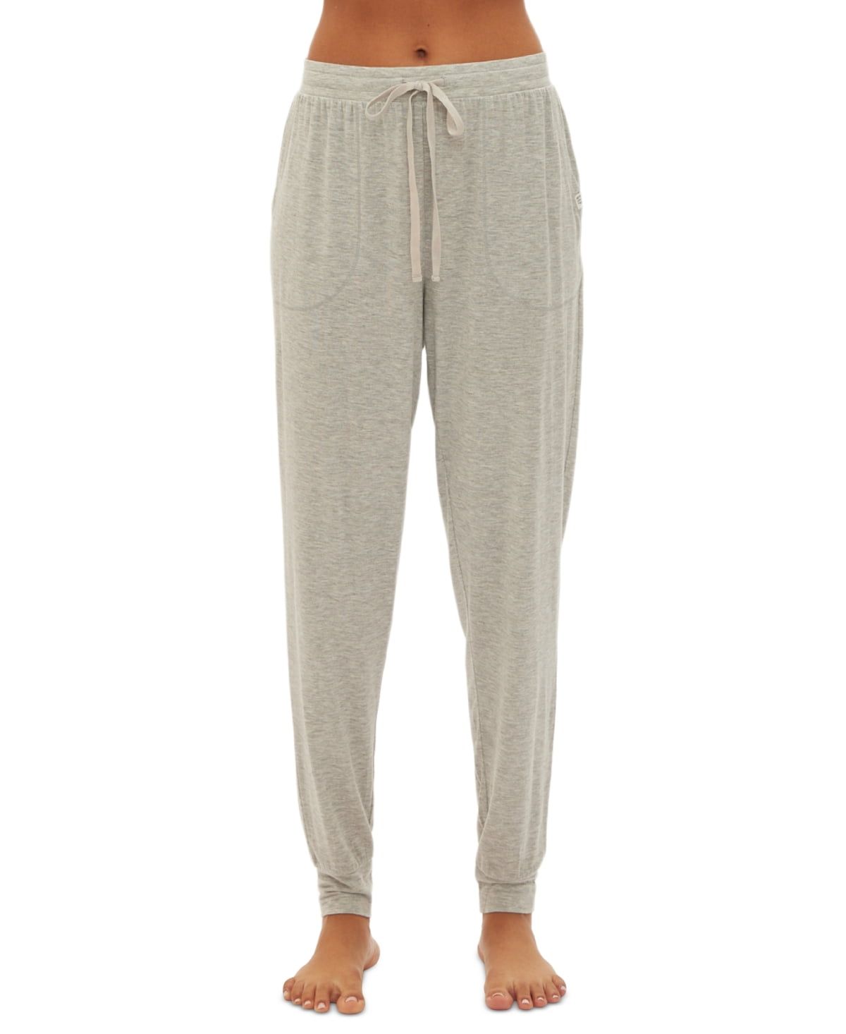 Gap GapBody Women’s Drawstring-Waist Jogger Pajama Pants (Grey Heather, Large)