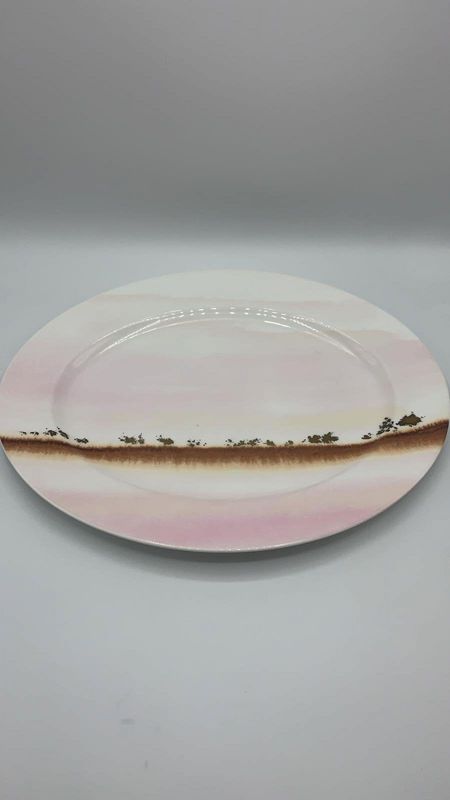 Lenox Watercolor Horizons Microwave Safe Platter,  - Sand