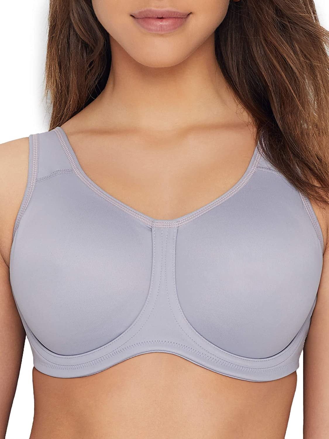 Wacoal Women&#39;s Simone Underwire Sports Bra in Grey (855170) | Size 40G | HerRoom.com