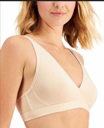 Alfani Women&#39;s Essential Unlined Bralette, - Creamy Ivory