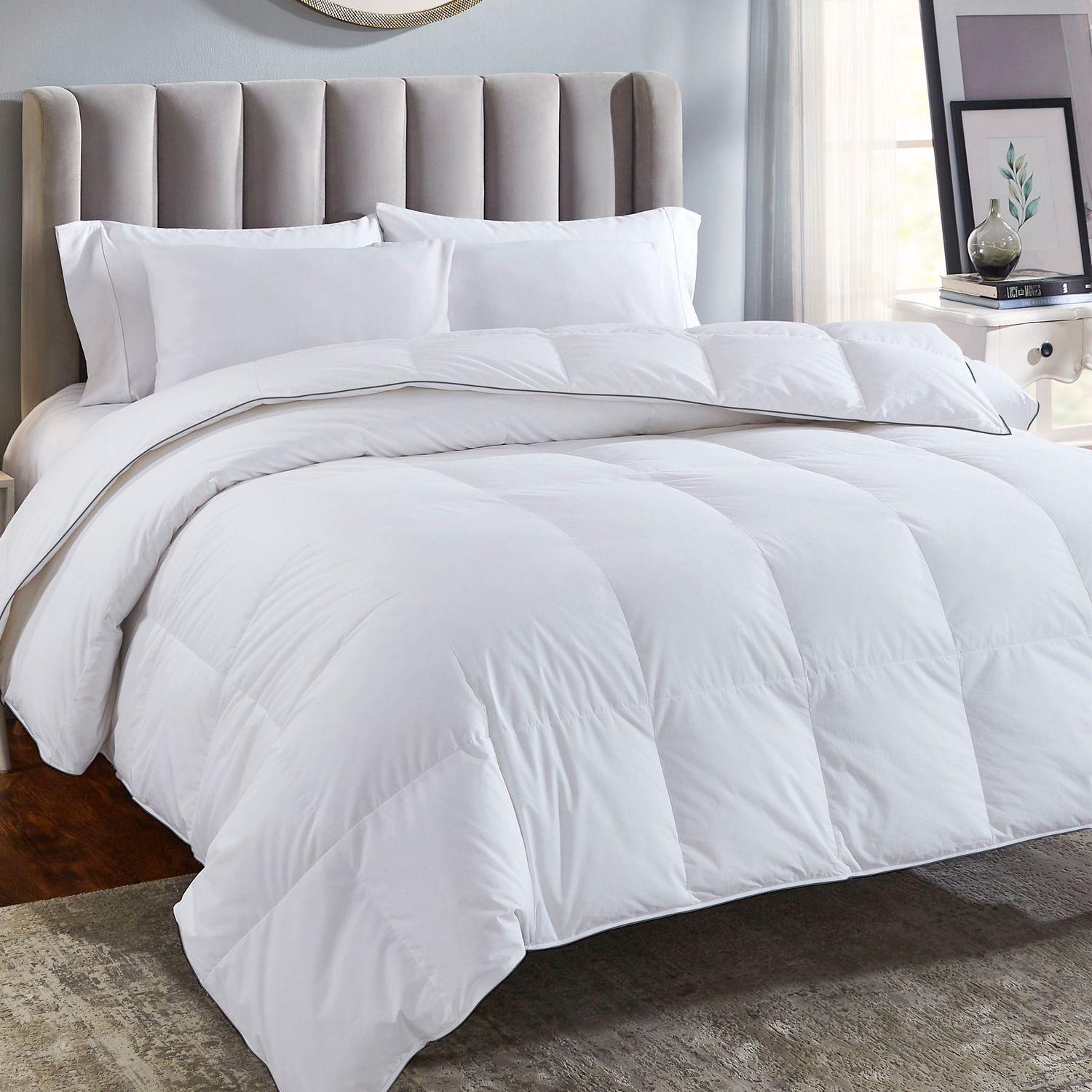 California Design Den All-Season Duvet Insert, Luxur White King