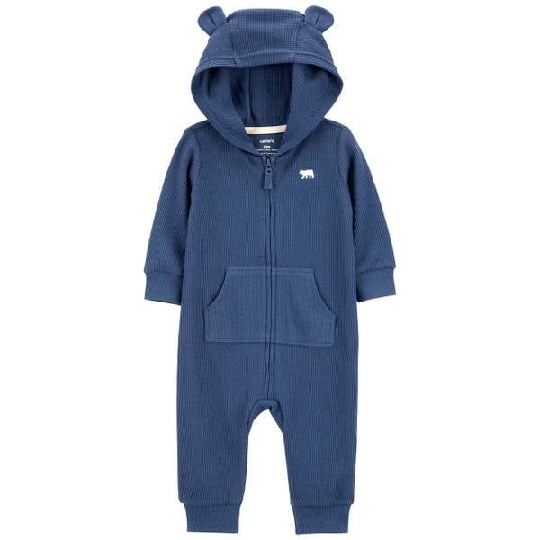 Carter&#39;s Baby Boys Long Sleeve Jumpsuit, 18 Months, Blue
